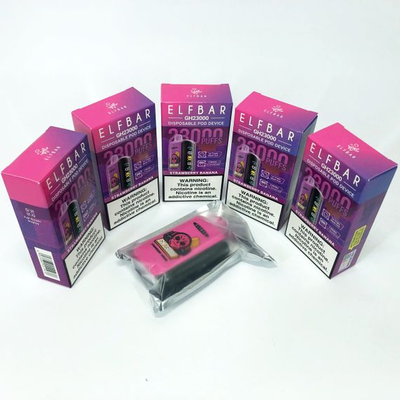 ELF BAR GH 23000 5%. Клубника Банан (Strawberry Banana) | Зображення 4