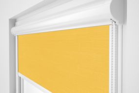 Рулонная штора Rolets Лён 2-858-700 70x170 см закрытого типа Желтая