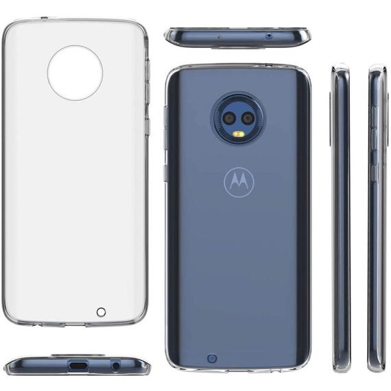 TPU чохол Epic Transparent 1,0mm для Motorola Moto G6 | Зображення 4