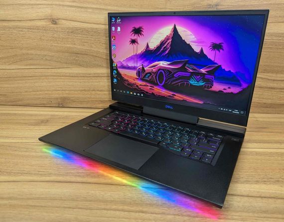 Игровой ноутбук Б-класс Dell G7 7500 / 15.6" (1920x1080) IPS / Intel Core i7-10750H (6 (12) ядер по 2.6 - 5.0 GHz) / 16 GB DDR4 / 1000 GB SSD / nVidia GeForce RTX 2060, 6 GB GDDR6, 192-bit / WebCam / Windows 10 б/у + Подарок Беспроводная мышь / USB | Зображення 4