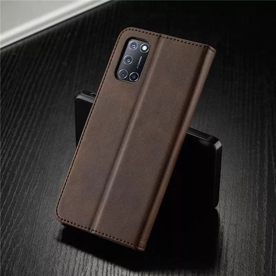 Чохол книжка iMeeke для Oppo A54 / A55 колір Коричневий | Зображення 1