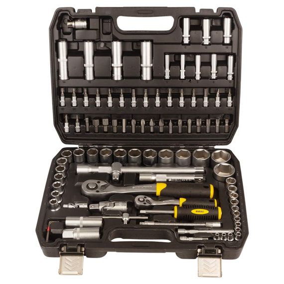 Набір насадок торцевих і біт Sigma 1/4", 1/2" 94 шт CrV mid (6003761) | Зображення 2