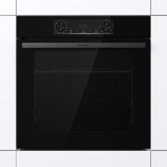 Духовка Gorenje BOS6737E13BG/ 77 л/ A+/IconLed/гриль/піроліз/швидке нагрівання/ приготування на пару/чорний (BOS6737E13BG) | Зображення 1