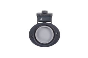 Миска складана з кріпленням на клітину Dexas Collapsible Kennel Bowl, 0.24 л, сіра