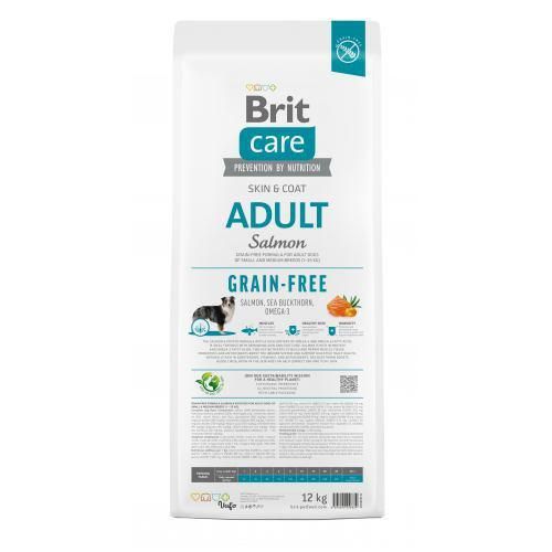 Сухий корм Brit Care Dog Grain-free Adult для собак малих і середніх порід, беззерновий з лососем, 12 кг | Зображення 4
