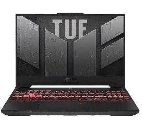 Ігровий ноутбук Asus TUF Gaming A15 FA507RW-HN063W / 15.6" (1920x1080) IPS / AMD Ryzen 7 6800H (8 (16) ядер по 3.2 - 4.7 GHz) / 16 GB DDR5 / 512 GB SSD / nVidia GeForce RTX 3070 Ti, 8 GB GDDR6, 256-bit / WebCam б/в | Зображення 1