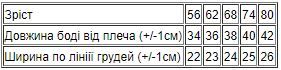 Боді ясельний для дівчинки з коротким рукавом Носи своє 92 Блакитний (p-11557-156929) | Зображення 3