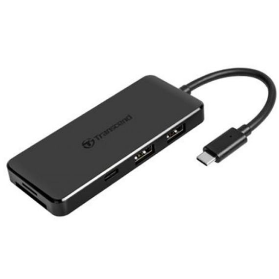 Концентратор Transcend Type-C HUB 6 ports microSD/SD Black (TS-HUB5C) | Зображення 1