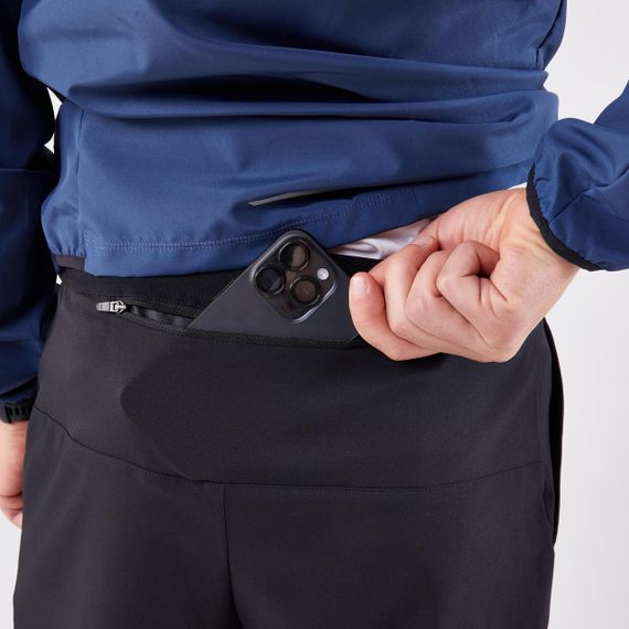 Штани чоловічі 100 Dry для бігу чорні - 2XL / W43 L32 | Зображення 2