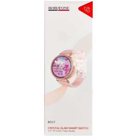 Смарт-годинник Borofone BD17 Smart sports watch (call version) Gold | Зображення 2