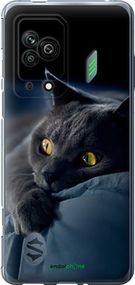 Чохол на Xiaomi Black Shark 5 Димчастий кіт "825u-2678-2448"
