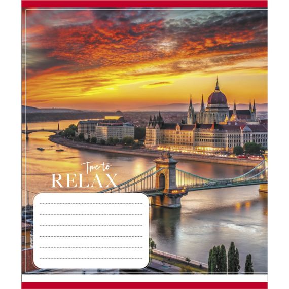 Тетрадь общая "Города в огнях" 096-630107K-1 в клеточку, 96 листов (959063)