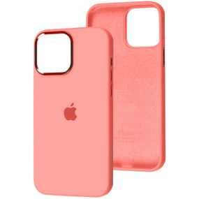 Чохол Silicone Case Metal Buttons (AA) для Apple iPhone 14 Pro Max (6.7")