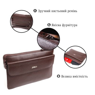 Сумка Canpellini Из натуральной кожи Коричневая (21548) | Зображення 7