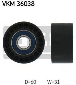 Ролик провідний MITSUBISHI, OPEL (Вир-во SKF) SKF VKM36038 на OPEL VIVARO c бортовой платформой/ходовая часть (E7)