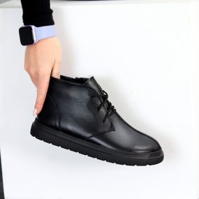 Дизайнерские черные ботинки дезерты натуральная кожа в ассортименте 38