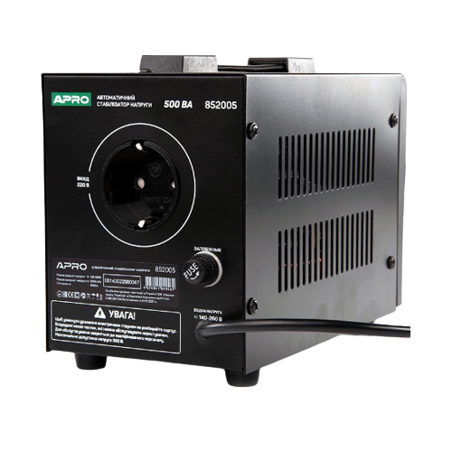 Стабілізатор напруги релейний AVR- 500 APRO | Зображення 2