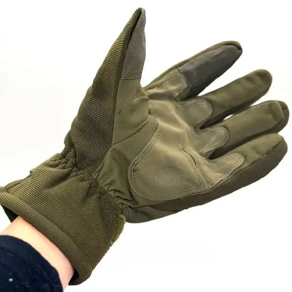 Зимові тактичні сенсорні рукавички +5°C до -20°C Хакі XL XPRO (23457372501_371) | Зображення 1