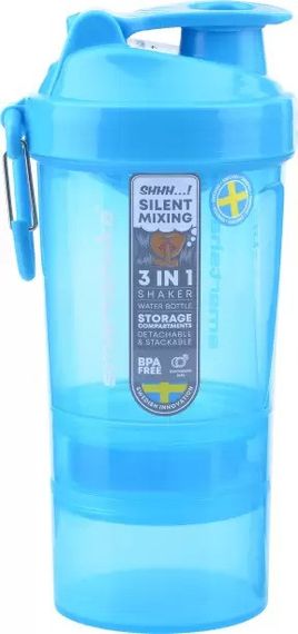 Шейкер спортивний SmartShake Original2GO 600ml Neon Blue (Original) | Зображення 4