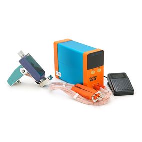 Апарат точкового зварювання конденсаторний GLITTER 801B Ni-Cd, Ni-MH, Li-Ion, стрічка 0,05-0,3 мм, струм 500-2000А, 220V, 16 мм2,