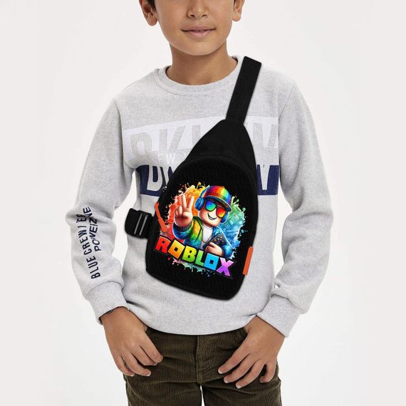 Сумка через плече дитяча Roblox 29х17 см сумка слінг для хлопчика (01965)