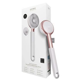Звукова світлодіодна щітка для всього тіла GESKE Sonic LED Full-Body Brush&Intensive Exfoliator 9в1 aquamarine, Бронзовий
