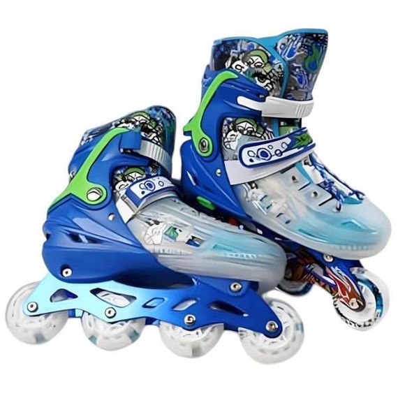 Ролики раздвижные 39-43р 9678-31 L Голубые
