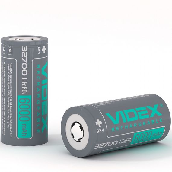 Акумулятор Videx LiFePO4 32700 6000mAh (32700-LFP/6000/1B) | Зображення 1
