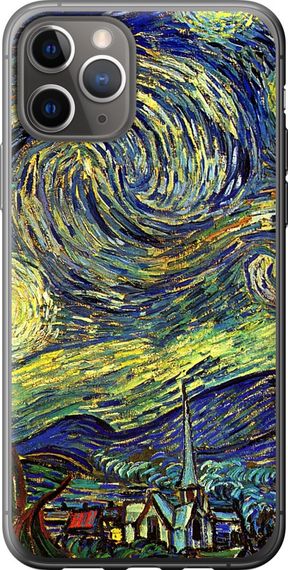 Чехол на iPhone 11 Pro Винсент Ван Гог. Звёздная ночь "163u-1788-17620"