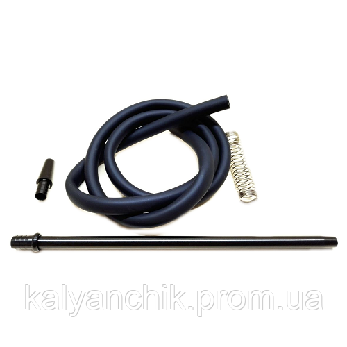 Мундштук для кальяна со шлангом Garden Soft Touch черный