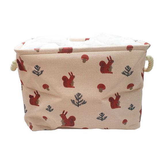 Корзина из хлопка Bambi CLR619  корзинки 35-25-26см Белка