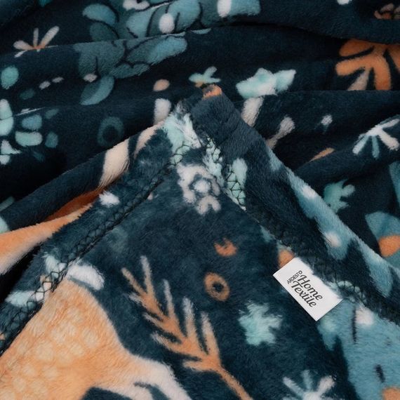 Плед Ardesto Christmas Flannel Олені Зелений ART0127PB 160х200 см | Зображення 3