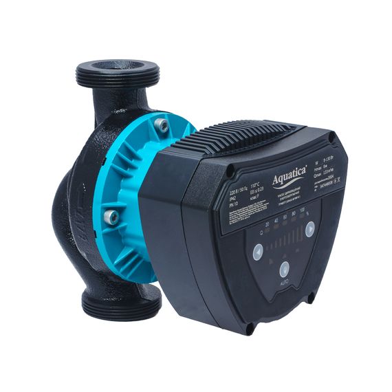 Циркуляційний насос Aquatica GPA32-8/180 IV енергозберігаючий, 8-130Вт Hmax 8м Qmax 133л/хв Ø2" 180мм + гайки (774077)