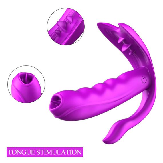 Вибростимулятор Silicone Panty Vibrator USB 7 Function / Heating Sex Aura | Зображення 8