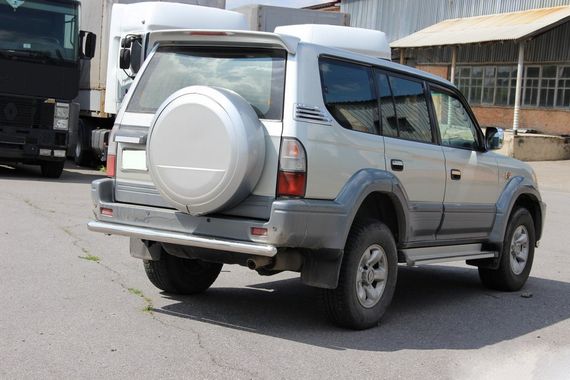 Задня дуга AK002 (нерж) для Toyota Land Cruiser 90 Prado | Зображення 1