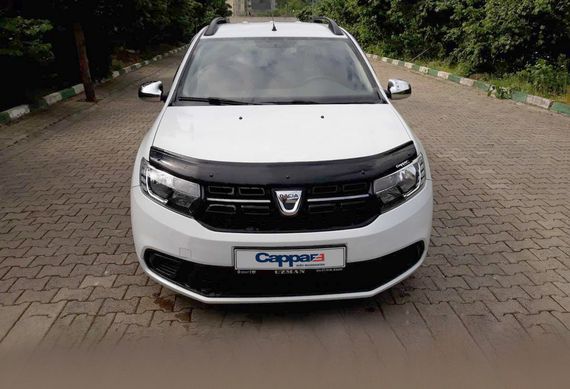 Дефлектор капоту (EuroCap) для Dacia Logan III 2013-2024 рр | Зображення 3