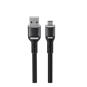 Кабель USB MicroUSB Havit HV-CB6215 3,0A 1м чорний