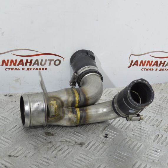 Патрубок повітря 2.7 HDI Peugeot 607 трубка інтеркулера розгалужувач Пежо 607 9651732080 | Зображення 2