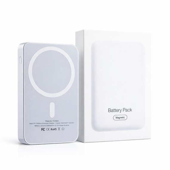 Магнітний павербанк 10000mAh MagSafe / Power Bank lightning / Повербанк магнітний бездротовий 22,5W | Зображення 6