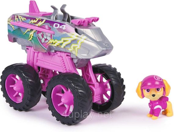 Paw Patrol Rescue Wheels Рятувальний квадрокоптер з пілотом Скай серії Мега колеса Щенячий патруль Оригінал | Зображення 2