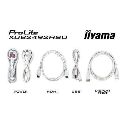 Монитор iiyama XUB2492HSU-W6 | Зображення 6
