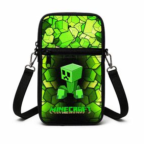 Сумка-чохол для телефону Minecraft,дитяча сумка через плече, водонепроникна міні-сумка (4742)