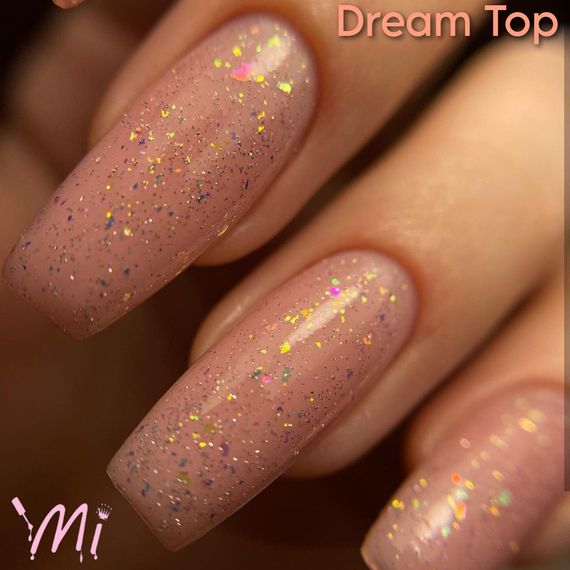 Светоотражающий топ Mi Dream top с хлопьями юкки и шимером, 8мл | Зображення 1