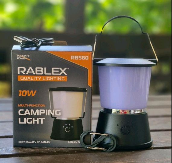 Кемпинговый фонарь аккумуляторный Rablex RB560 10W (Type-C, 18650 3800 mAh)