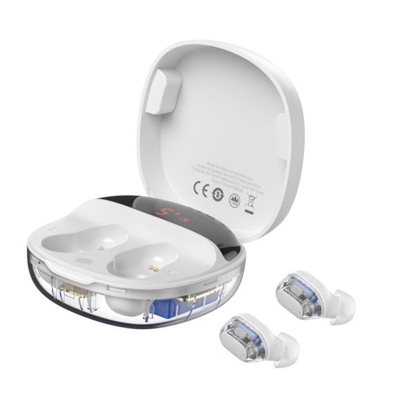 Бездротові навушники Baseus Encok True Wireless Earphones WM01 Plus White | Зображення 3