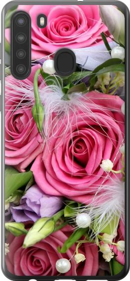 Чехол на Samsung Galaxy A21 Нежность "2916u-1841-17620"