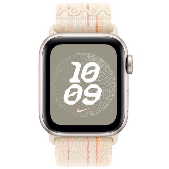 Ремінець Nylon Sport Loop для Apple Watch 42(ser.1-3)/44/45/46/49mm Starlight / Pink | Зображення 2