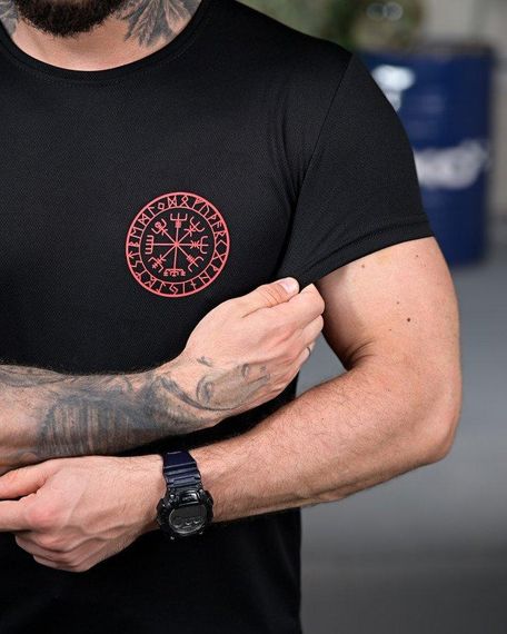 Тактична волога відводна футболка Смерть зачекає black РП7339 | Зображення 3