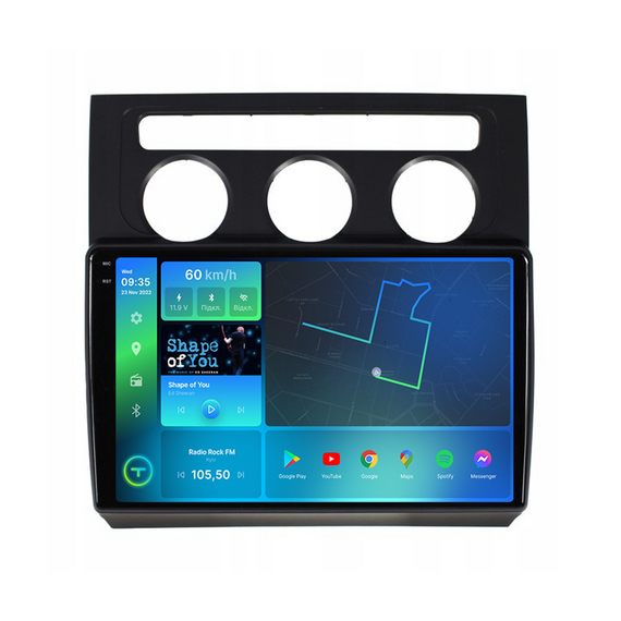 Штатна магнітола Torssen 2K VW Touran 1 (2003-2010) F9432 4G Carplay DSP | Зображення 1