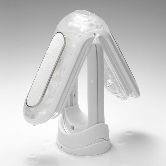 Вібромастурбатор Tenga Flip Zero Electronic Vibration White, змінна інтенсивність, розкладний Sex Aura | Зображення 1